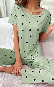Lucky Hearts Pajama Set