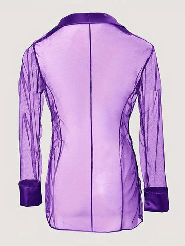 Purple Wurple See-thru Shirt