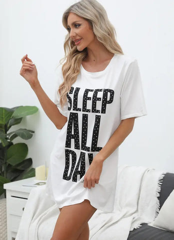 Lazy Girlfriend Sleep Shirt