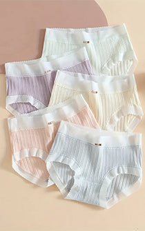 Pastel Rainbow 5 Pack Panties