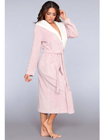 Pink Plush Fleece Luxury Robe