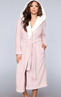 Pink Plush Fleece Luxury Robe