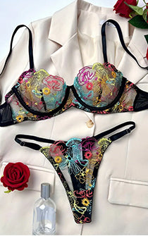 Secret New Years Garden Party Panty & Bra