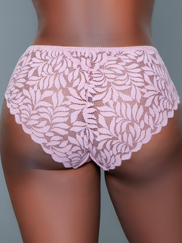 Lace Leaves Panty Trio