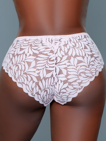 Lace Leaves Panty Trio