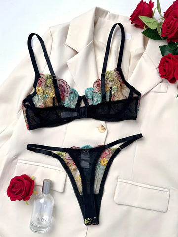 Secret Midnight Garden Panty & Bra