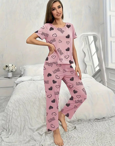 Love in Every Stitch Pajama Set