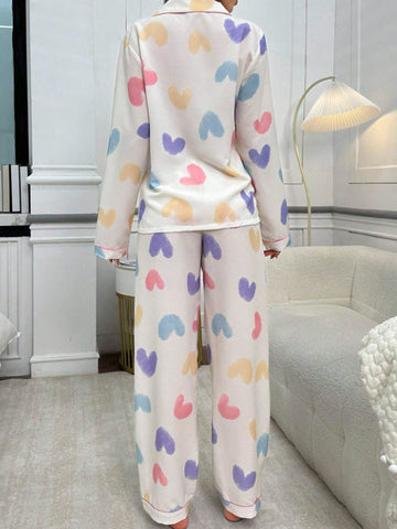 Pastel Heart Dreams Pajama Set