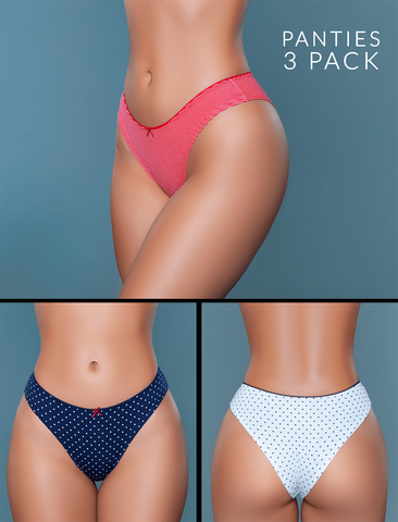 Hooray for the Red, White & Blue Panty Trio