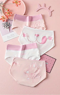 Pink Pussycat Panties 4 Pack