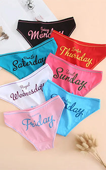 Do You Know What Day It Is Panty Set