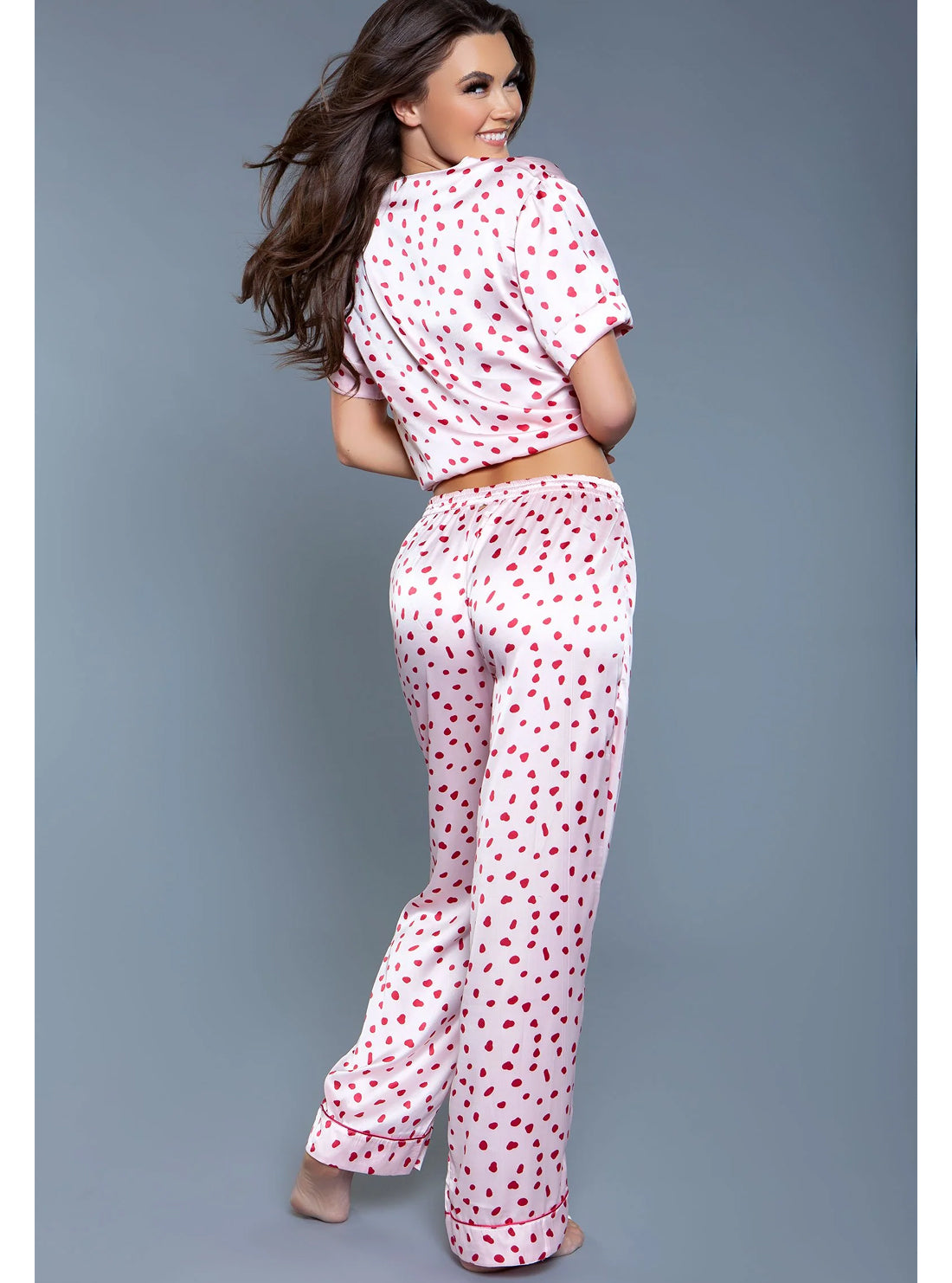 Pink Cherry Blossom Pajama Set