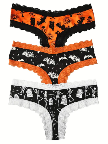 Spooky Trio Tanga Set