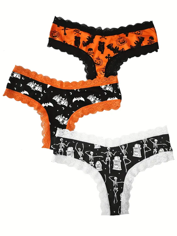 Spooky Trio Tanga Set