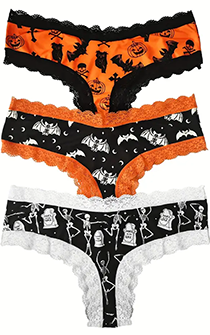 Spooky Trio Tanga Set