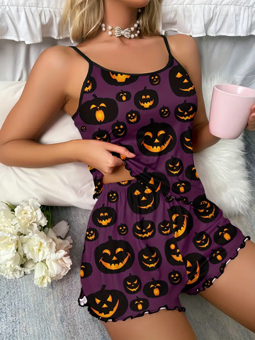 Haunted Jack-O-Lantern PJ Set