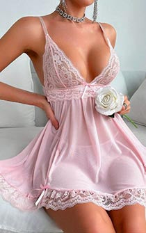 Rosé Romance Babydoll Nightie