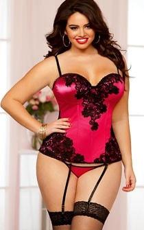 Come On Over Corset Plus Size - panties.com