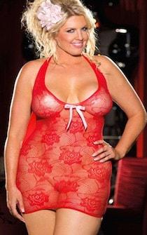 Rose Lace Queen Chemise