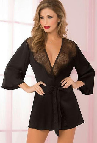 Dreaming of You Satin & Lace Robe