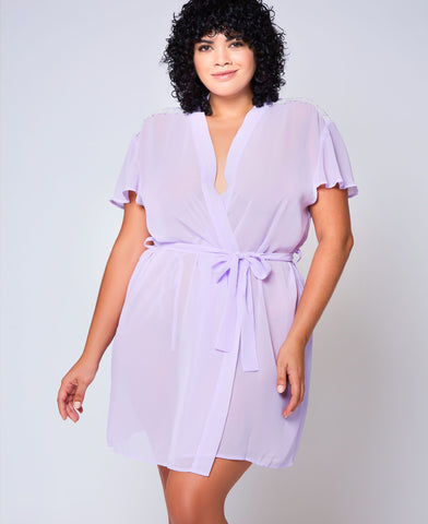Uncover Me in Lilacs Robe or Babydoll