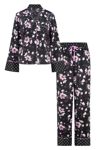 Midnight Magnolia Pajama Set